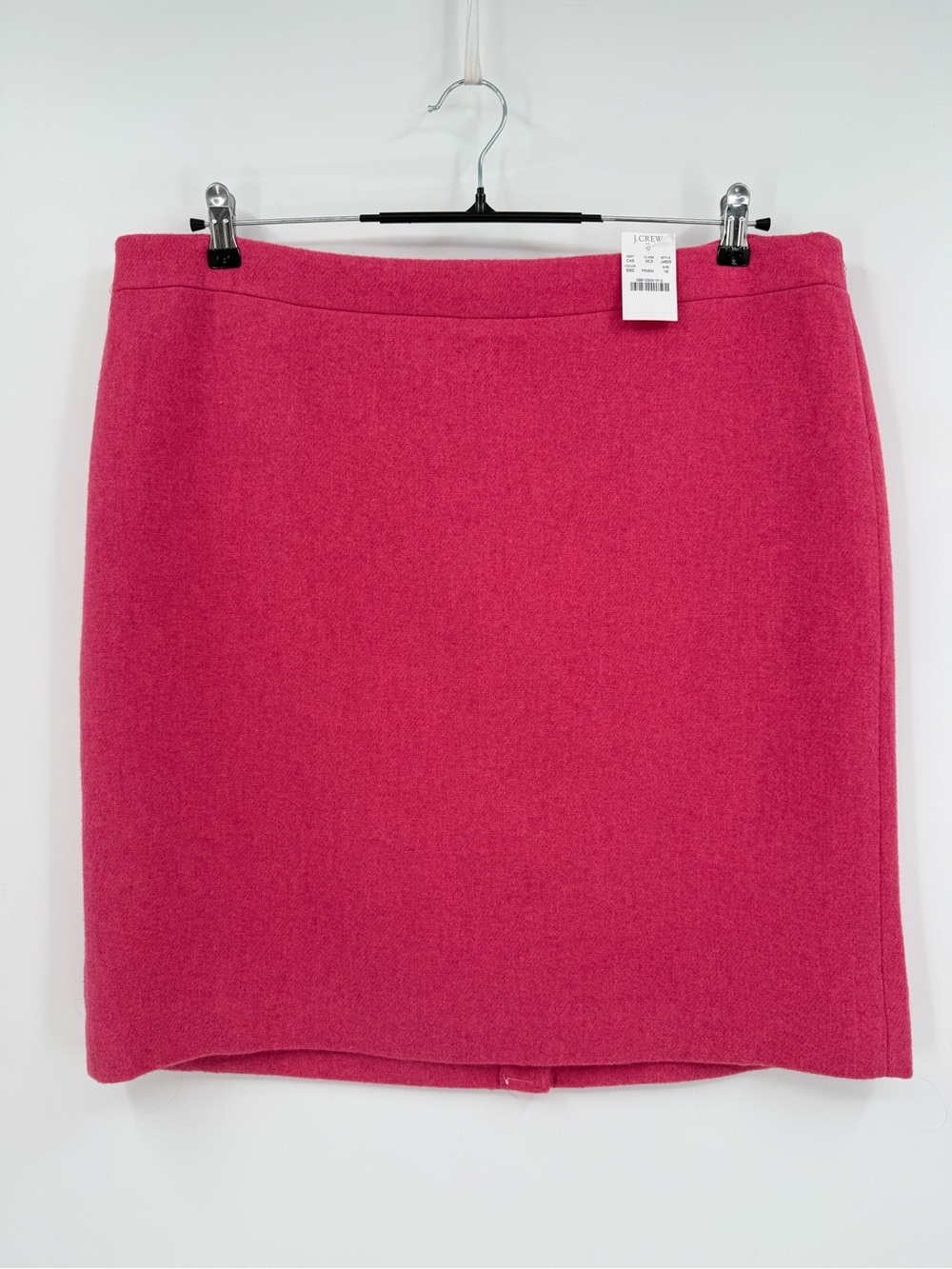 J. Crew Mercantile Wool Blend Lined PinkPencil Skirt Size 18